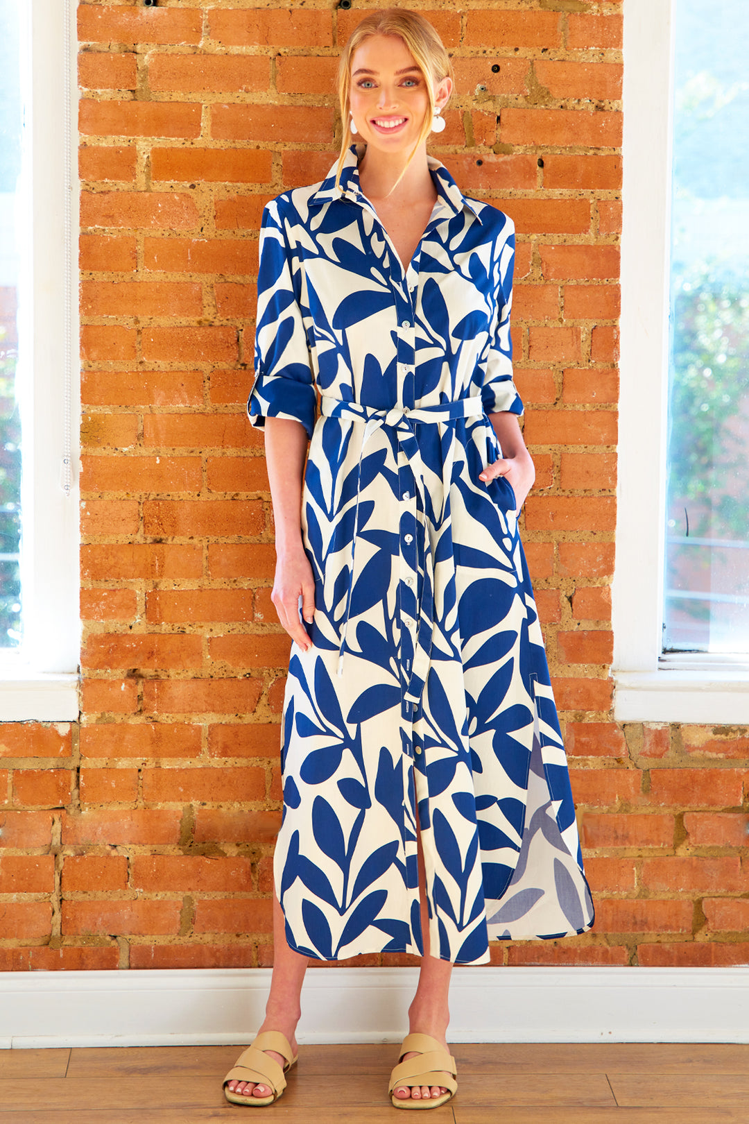 LONG ALEX SHIRTDRESS BRANCHING OUT