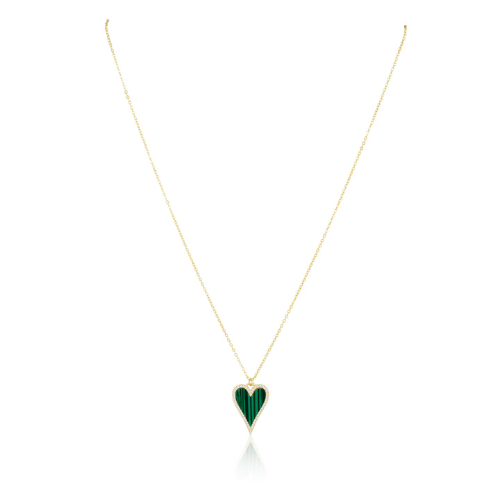 Lucy CZ Heart Necklace