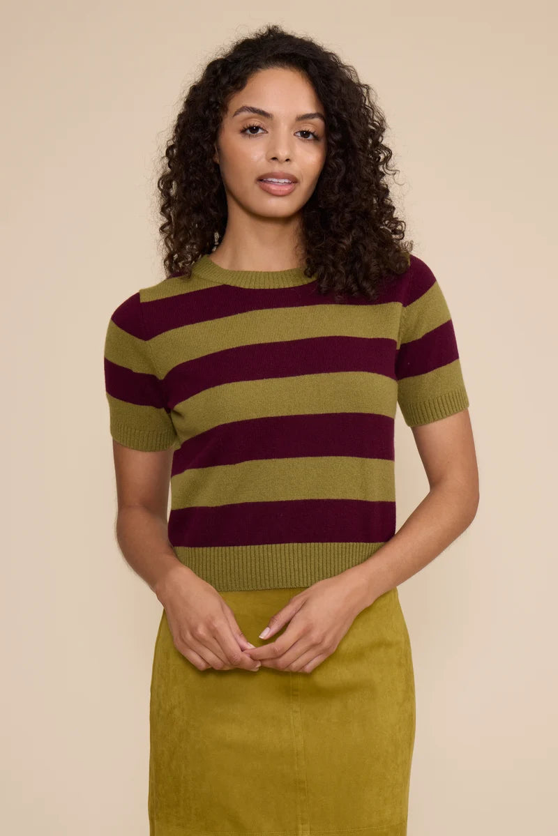 BOBBIE KNIT STRIPED TOP