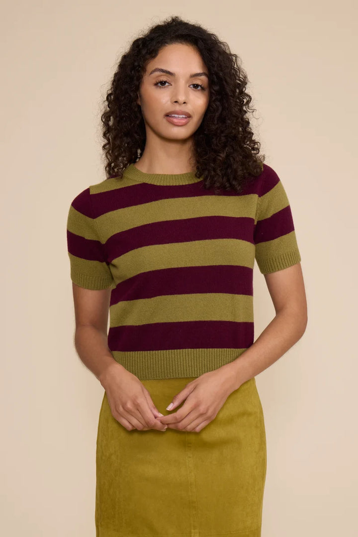 BOBBIE KNIT STRIPED TOP