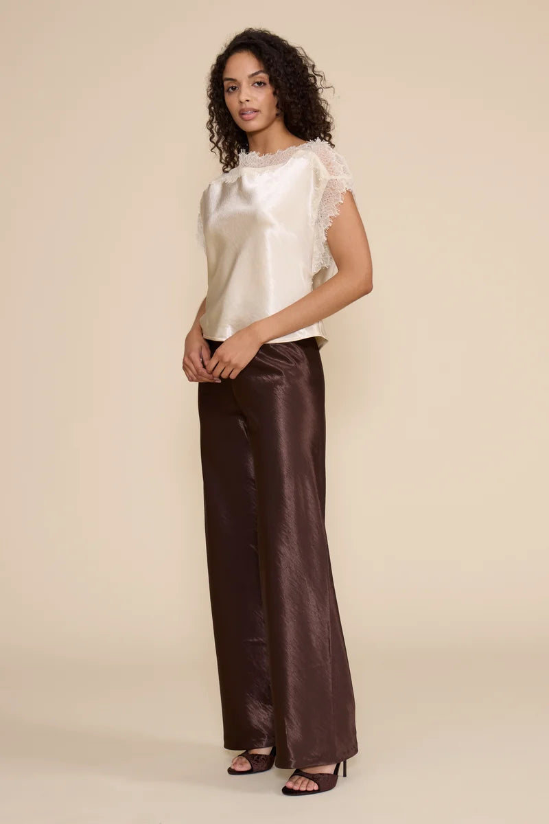 JEIEL SATIN BIAS PANT