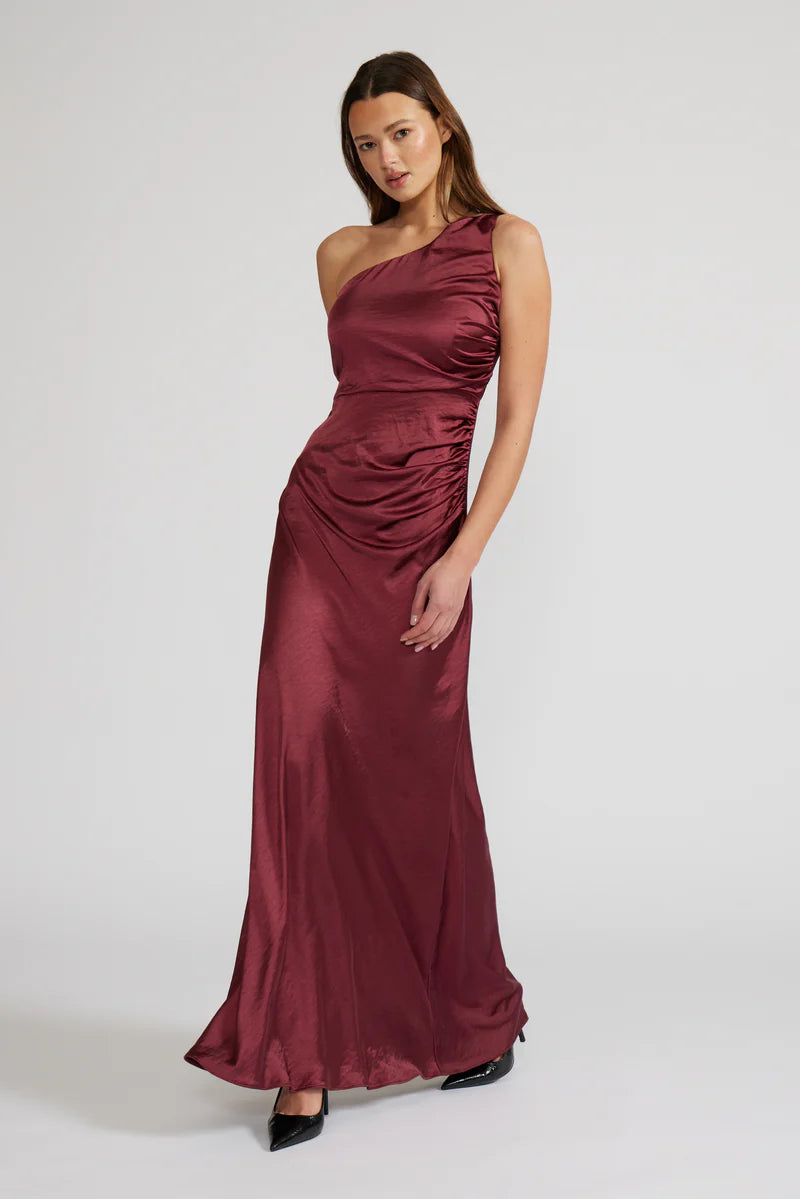 MILENA ONE SHOULDER DRESS