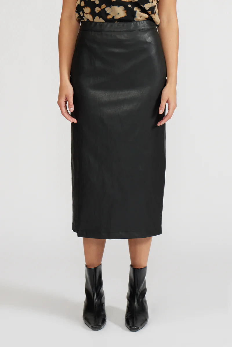 CADE LEATHER SKIRT
