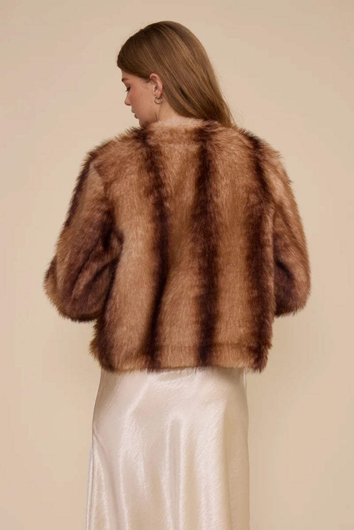 CARRIE FAUX FUR JACKET