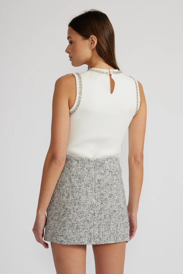 ROSALYN SEQUINED MINI SKIRT