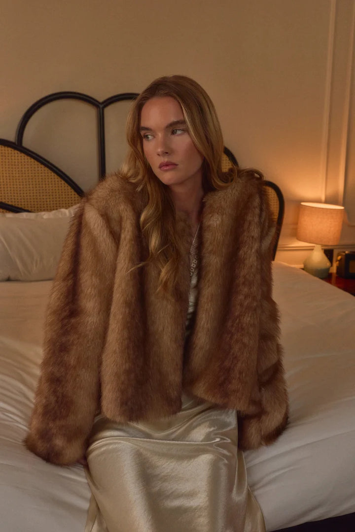 CARRIE FAUX FUR JACKET