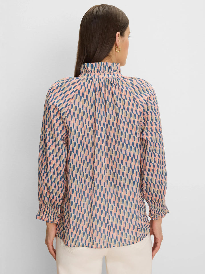 SIDEWAYS COTTON CRINKLE SHIRT