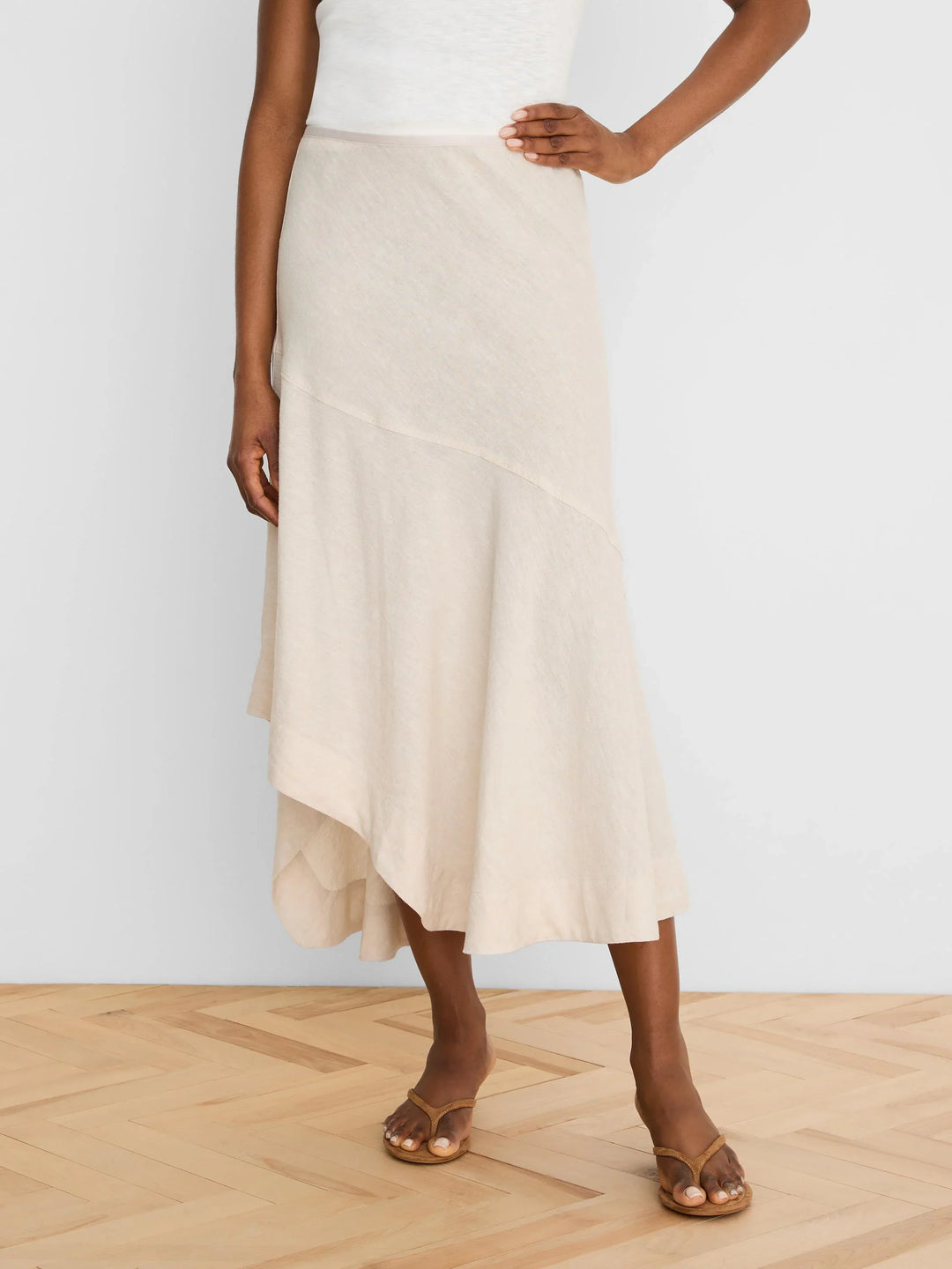 LONG ENGAGEMENT RUMBA LINEN SKIRT