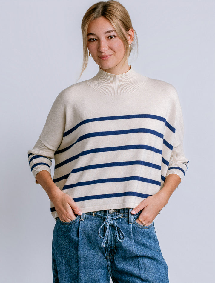 AJA STRIPE TOP