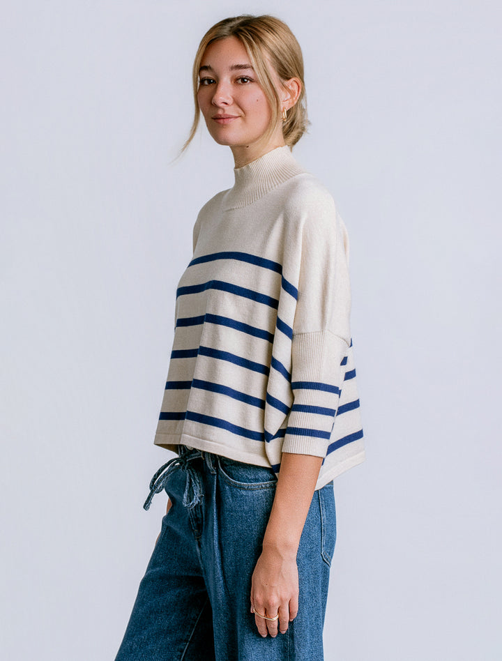 AJA STRIPE TOP