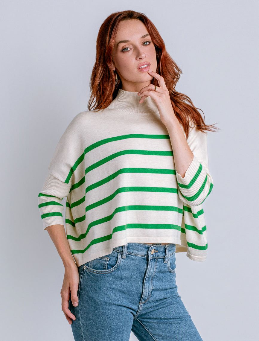 AJA STRIPE TOP