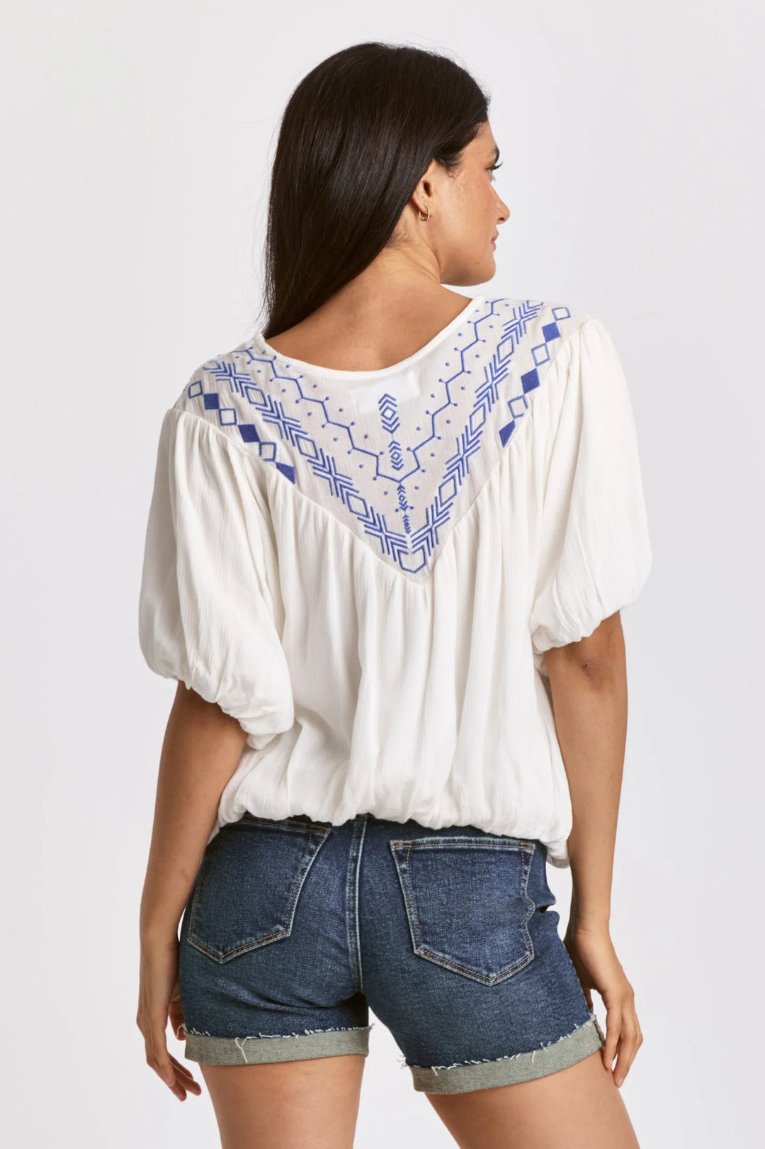 MANERA EMBROIDERED TOP