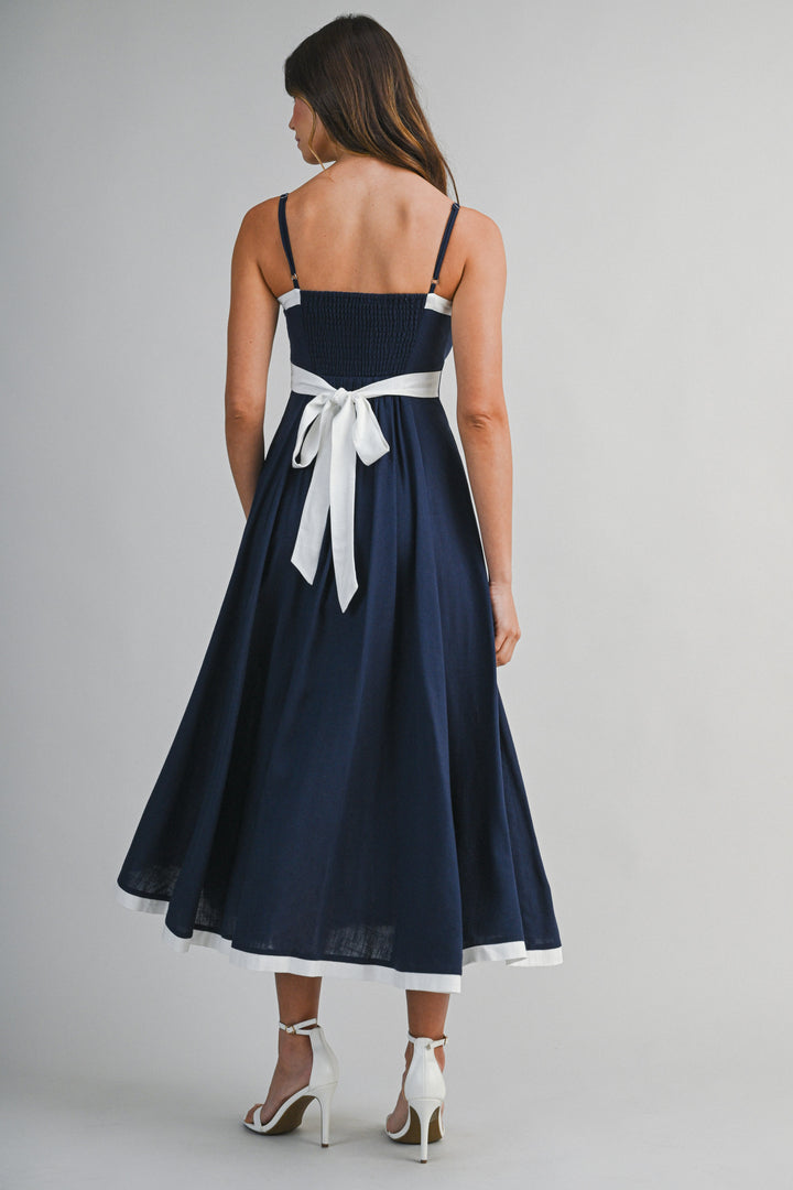 BUTTON DETAIL DRESS