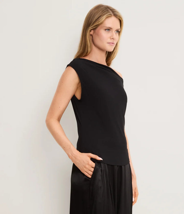 DELILAH OFF-SHOULDER DRAPED TOP