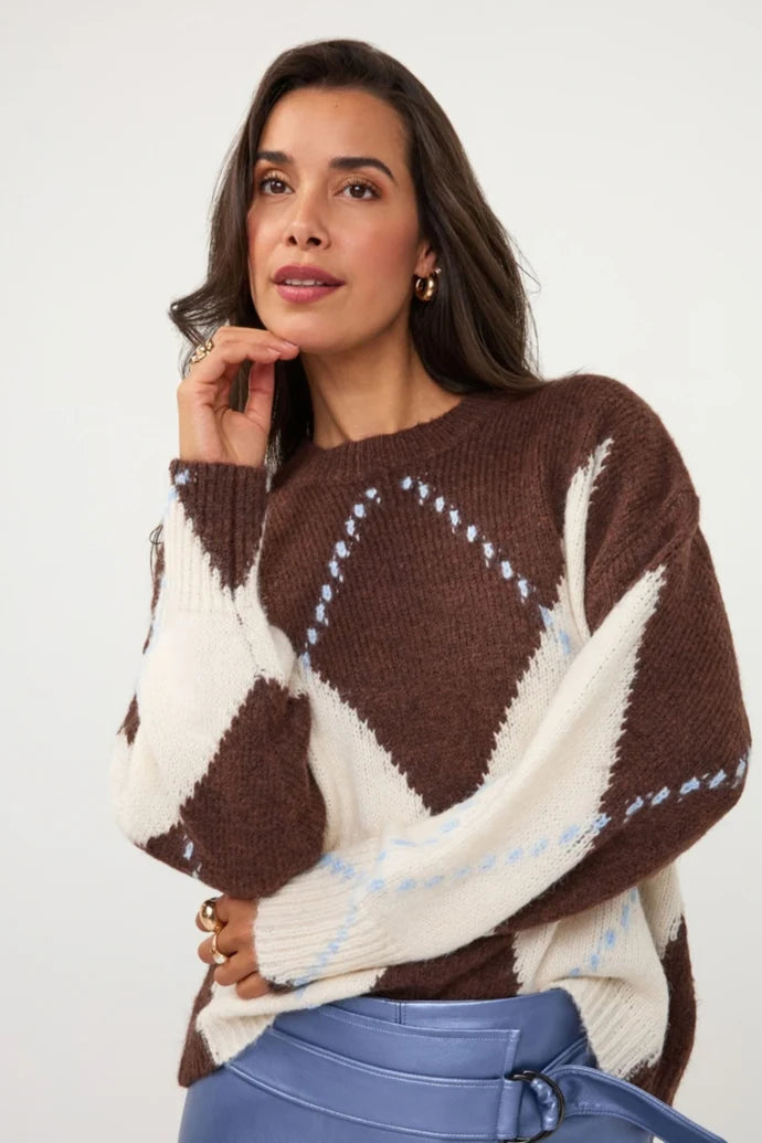 SWEATER BIG ARGYLE
