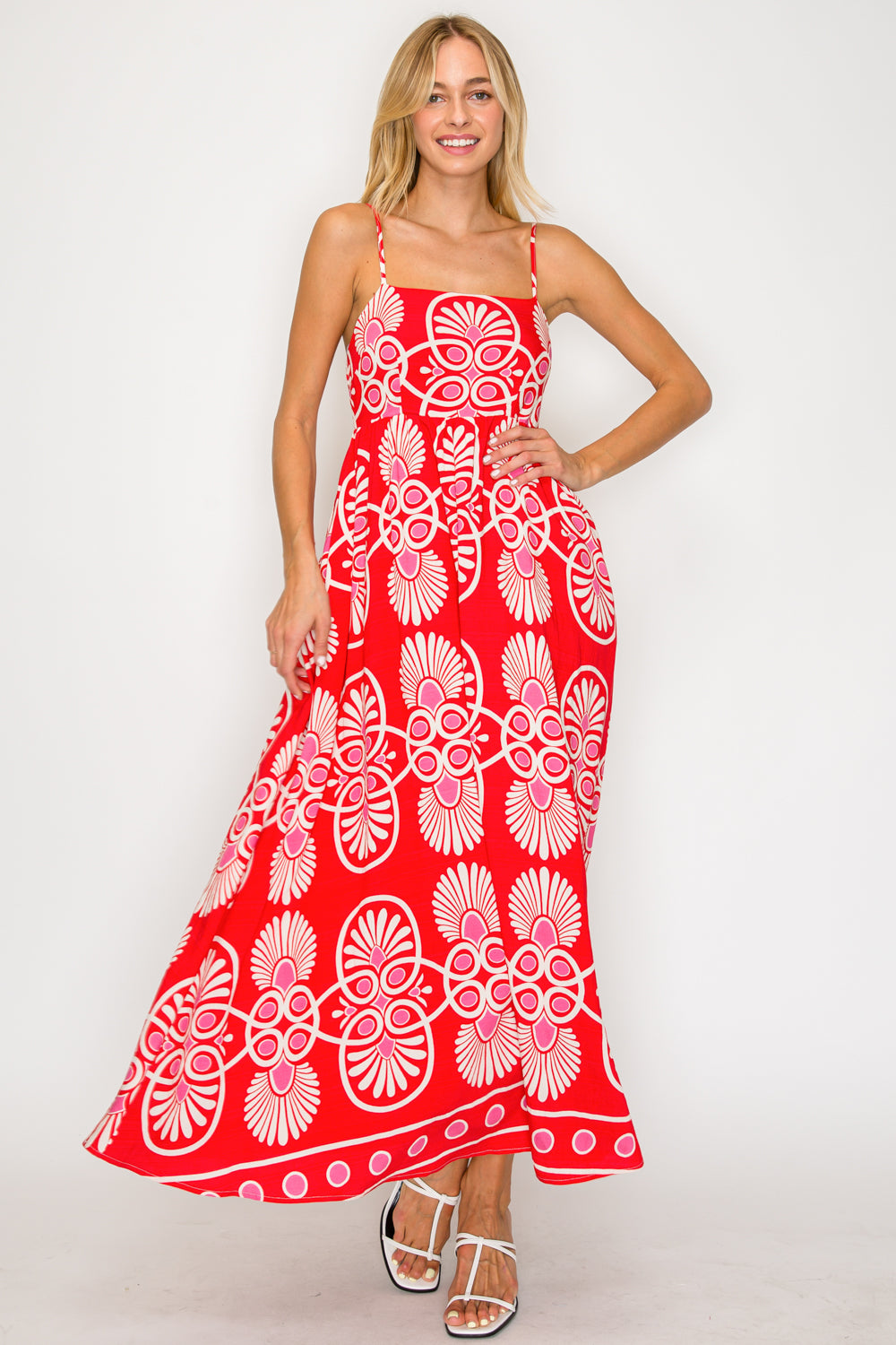 FESTIVAL MEDALLION MAXI DRESS
