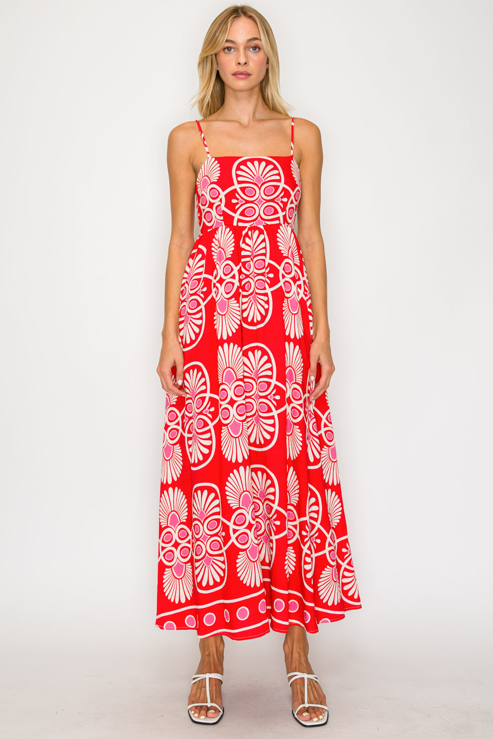 FESTIVAL MEDALLION MAXI DRESS
