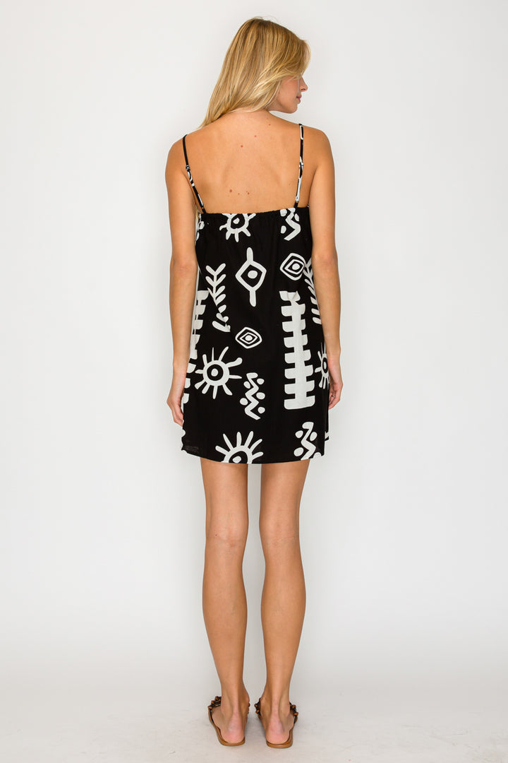 PAROS GEOMETRY SHIFT DRESS
