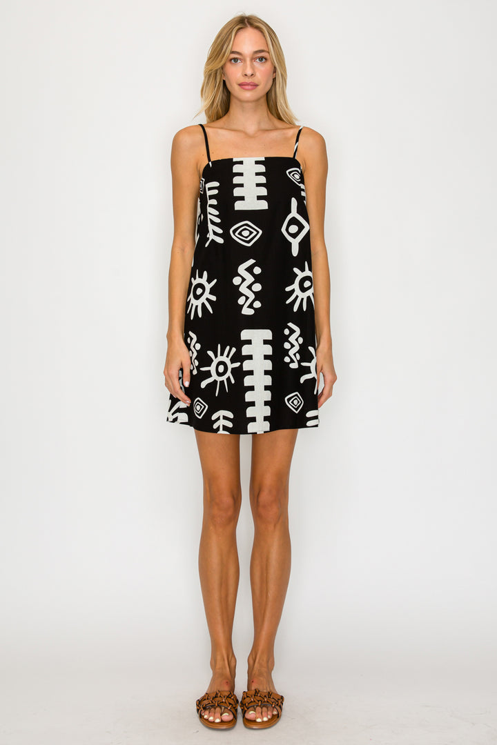 PAROS GEOMETRY SHIFT DRESS