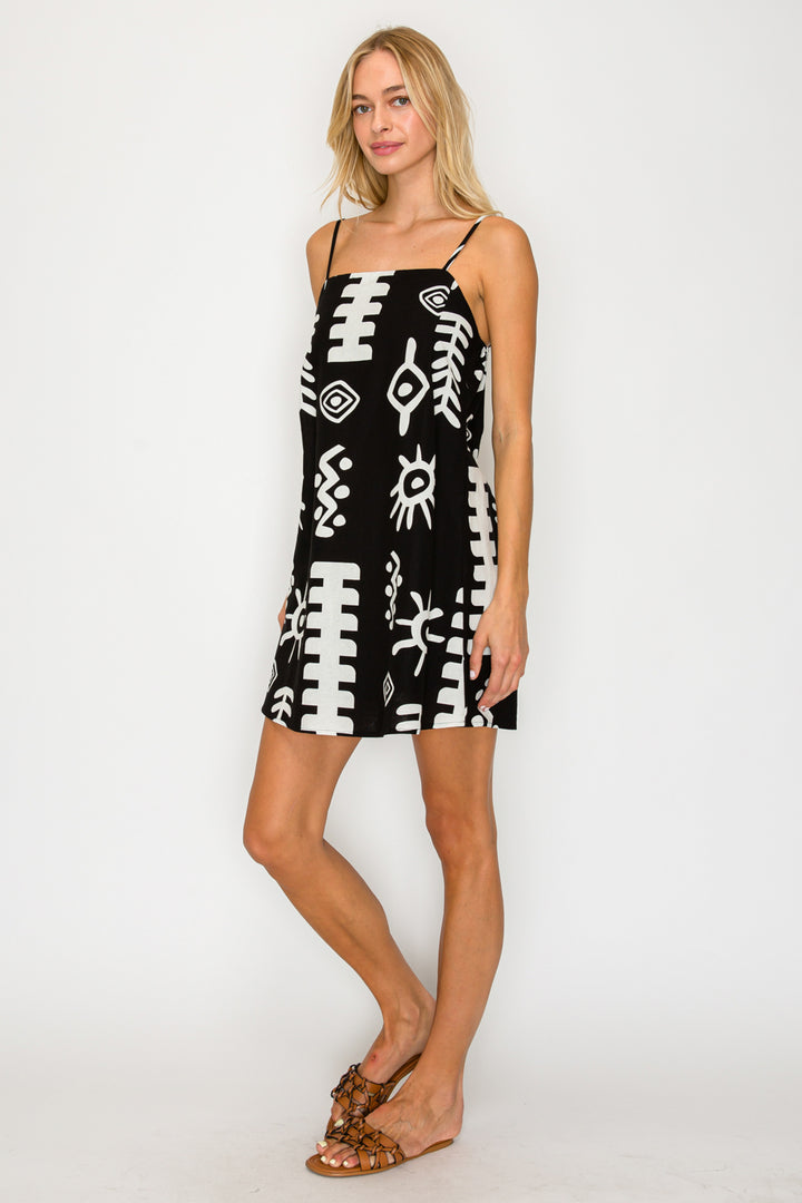 PAROS GEOMETRY SHIFT DRESS