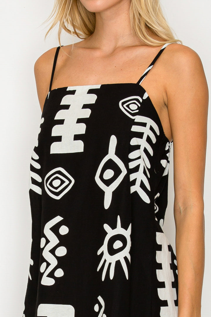 PAROS GEOMETRY SHIFT DRESS