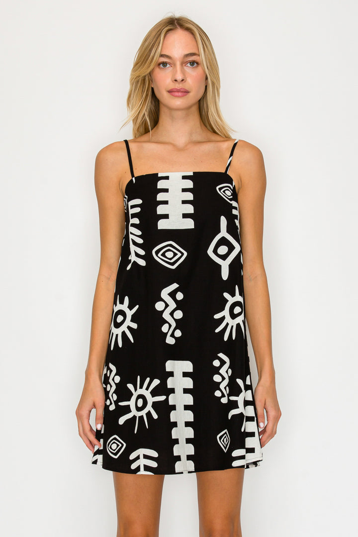 PAROS GEOMETRY SHIFT DRESS