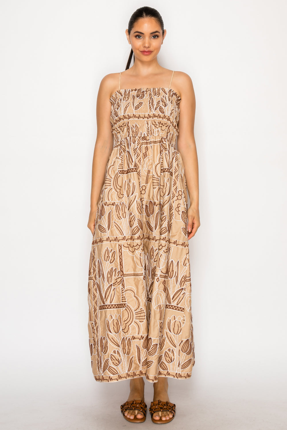 MYRA STITCH MAXI DRESS