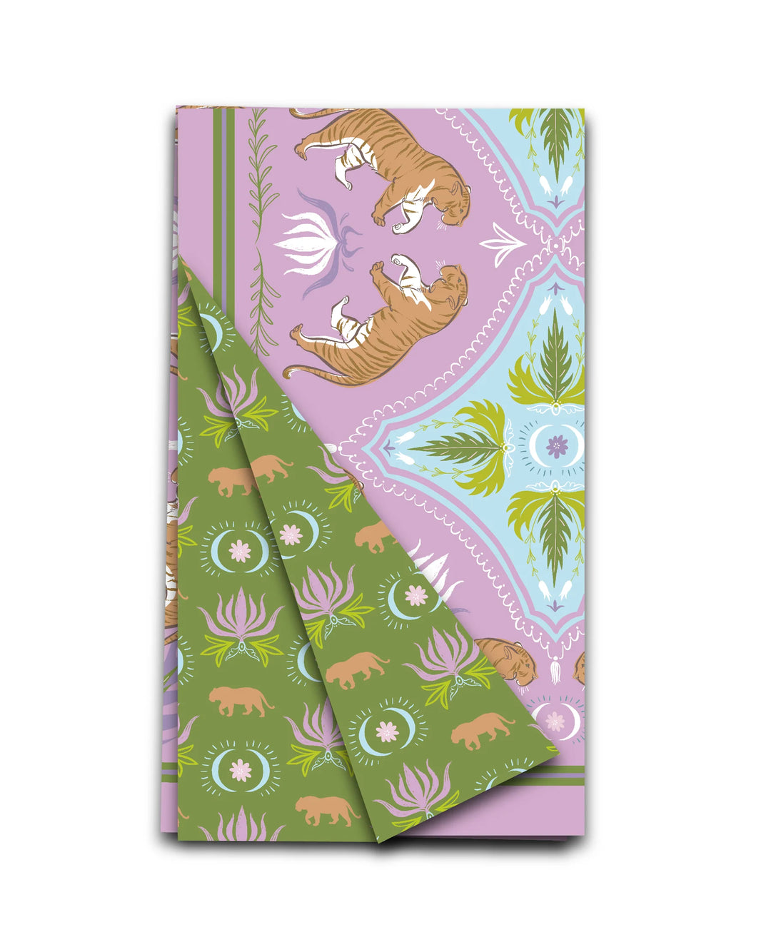 MOON TIGER TEA TOWEL - DOUBLE SIDED