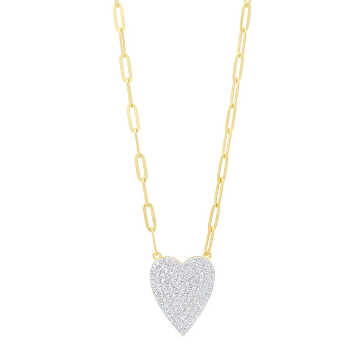 PAVE LOVE NECKLACE