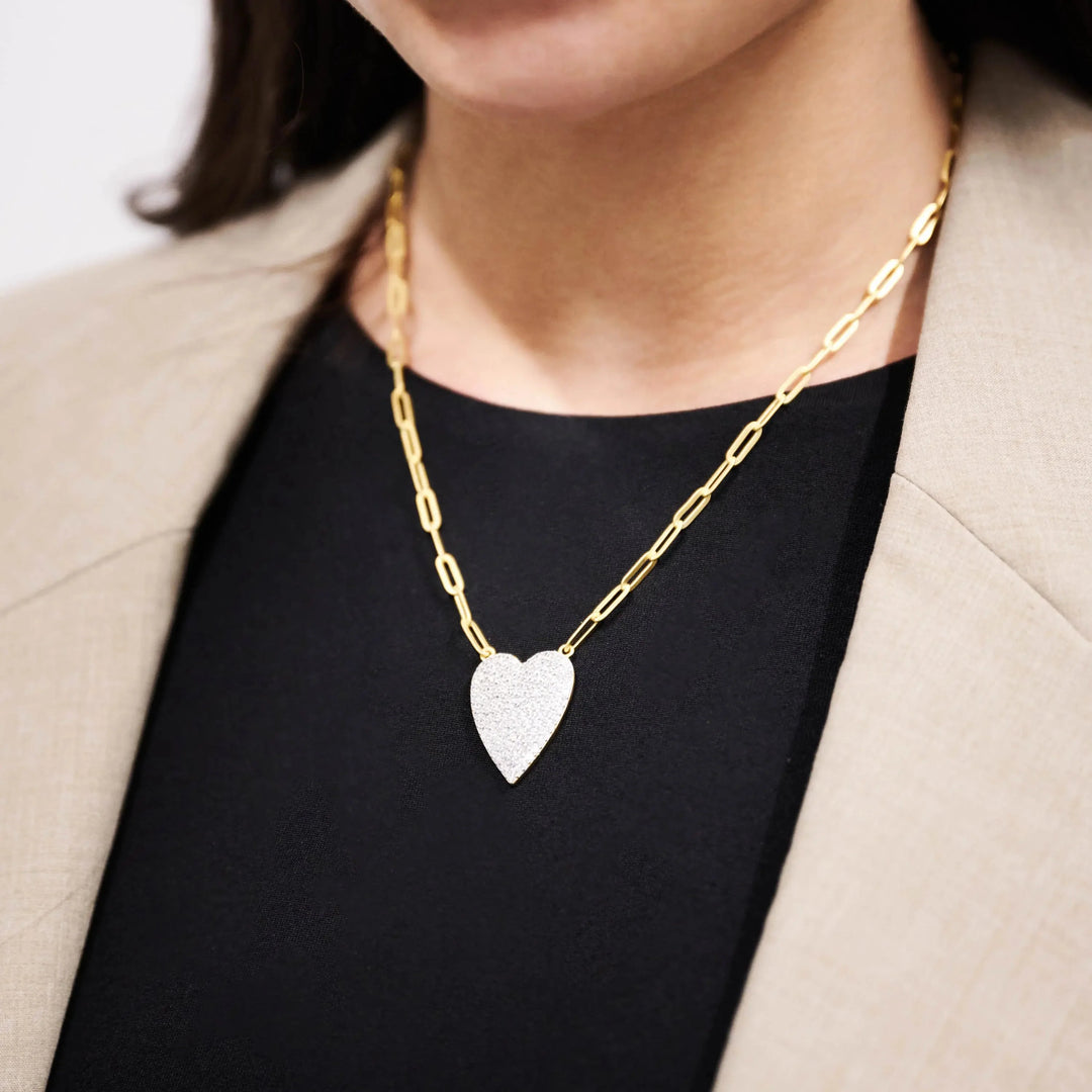 PAVE LOVE NECKLACE