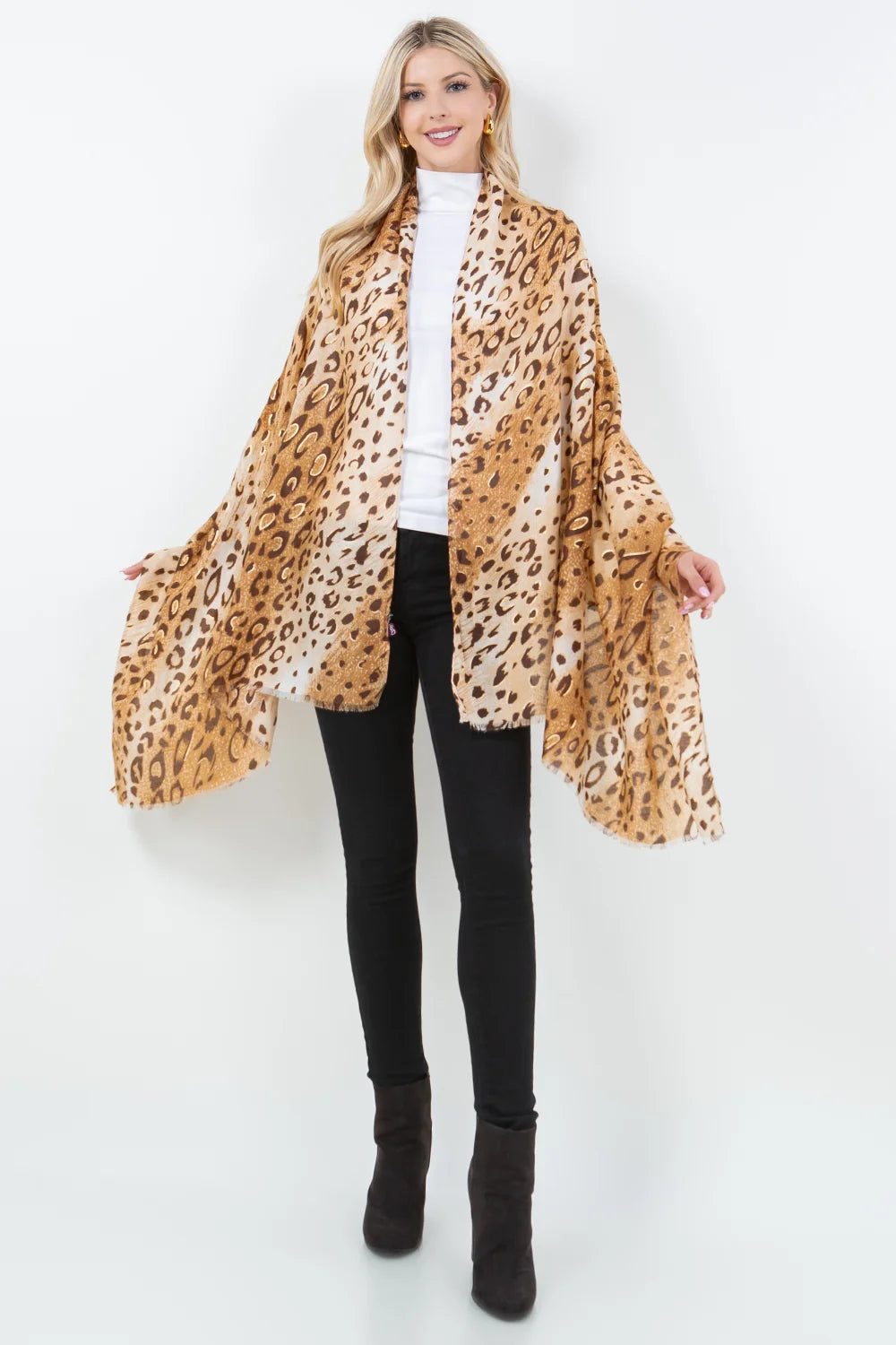 LEOPARD SCARF