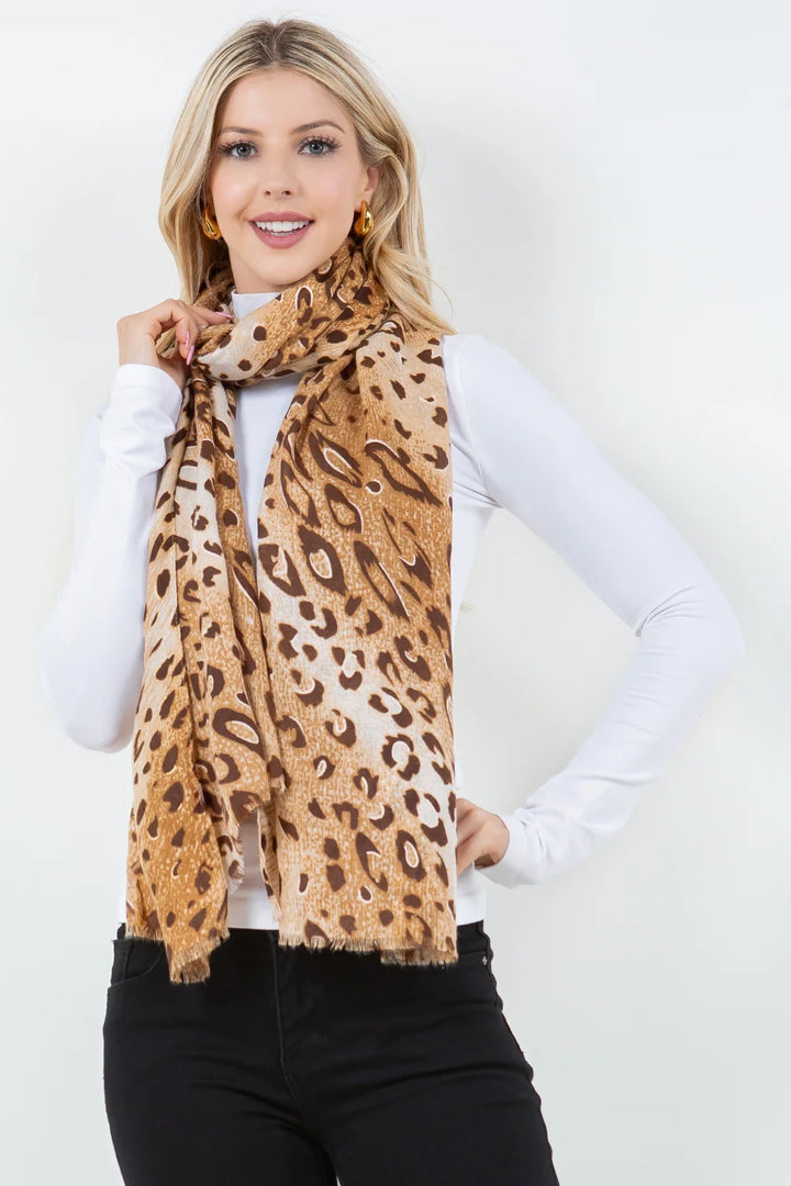 LEOPARD SCARF