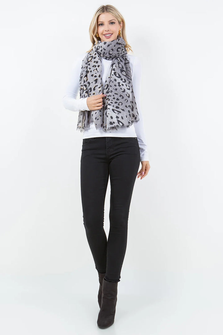 LEOPARD SCARF