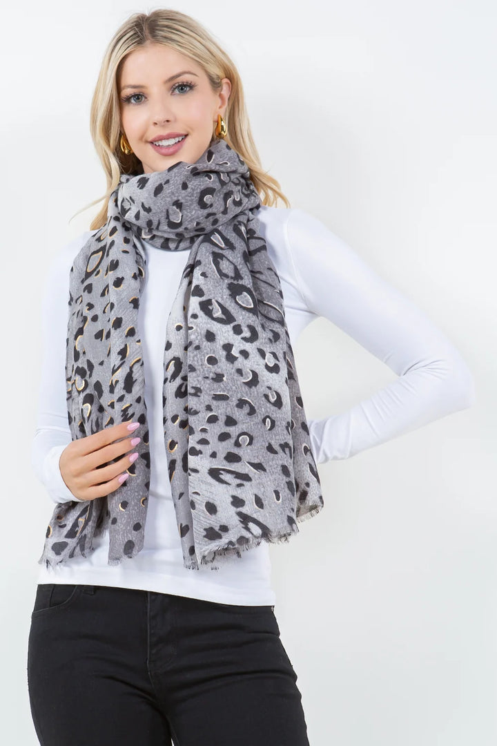 LEOPARD SCARF
