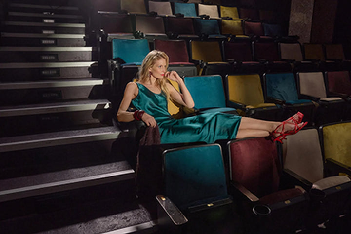 SATIN BIAS MAXI DRESS