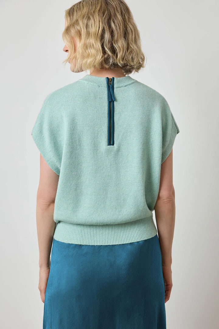 BANDED BOTTOM WEDGE SWEATER