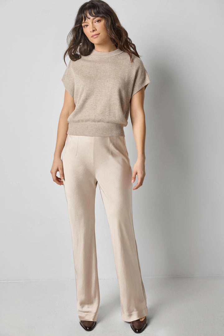 BANDED BOTTOM WEDGE SWEATER