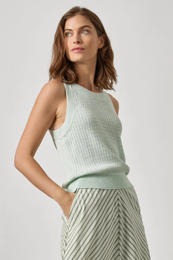 MINI CABLE KNIT TANK