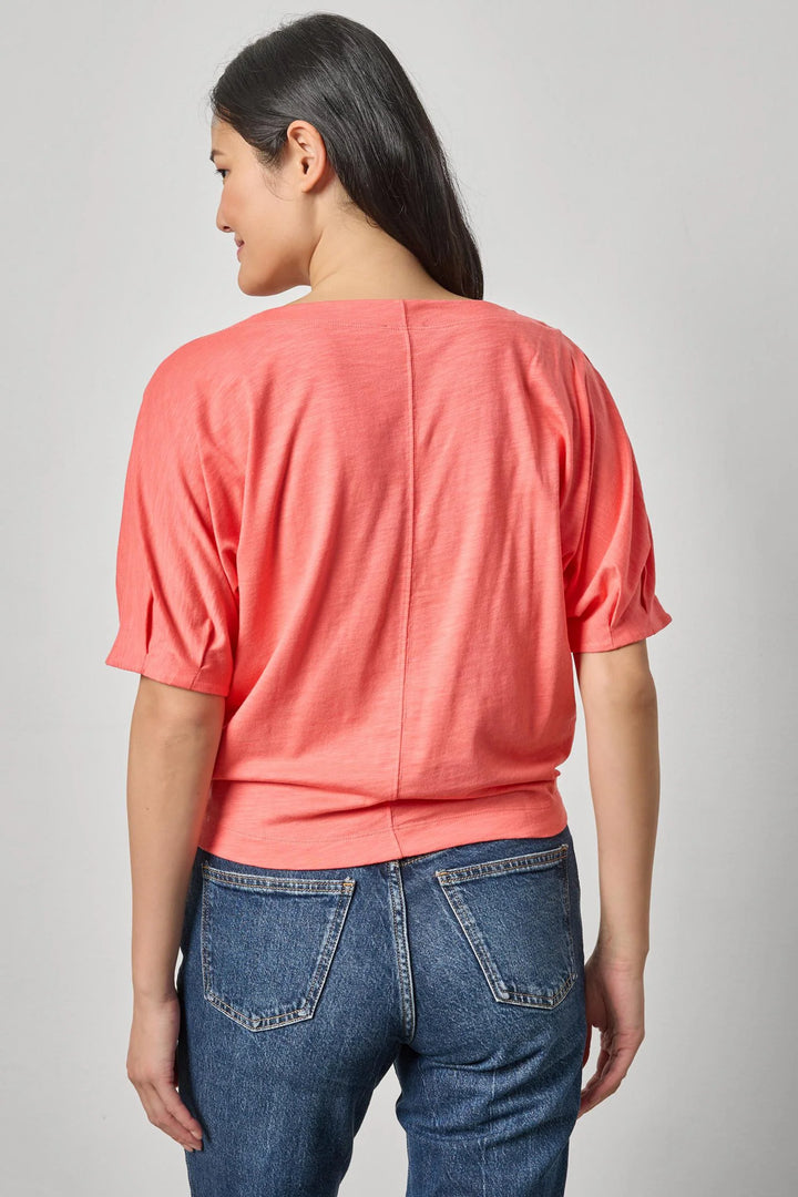 DARTED SLEEVE DOLMAN WEDGE