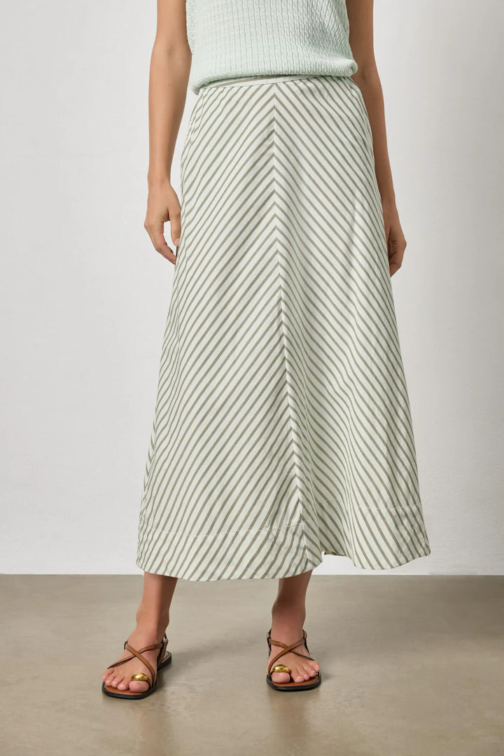 STRIPE MAXI SKIRT
