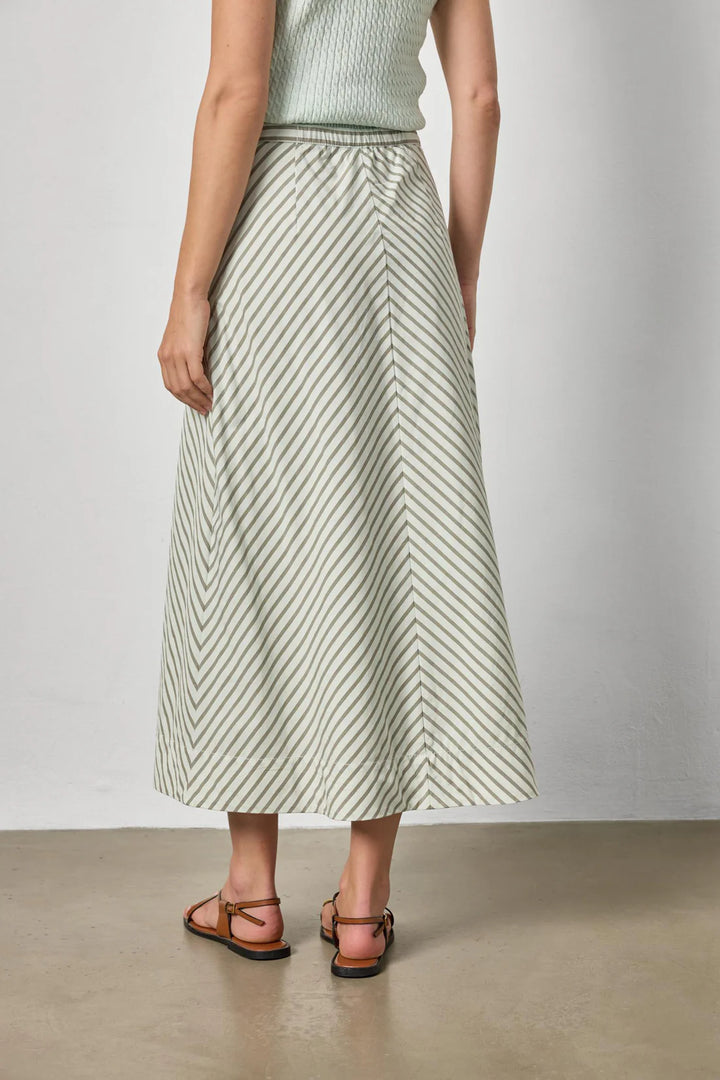 STRIPE MAXI SKIRT