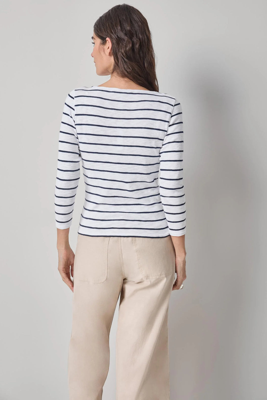STRIPED BOATNECK