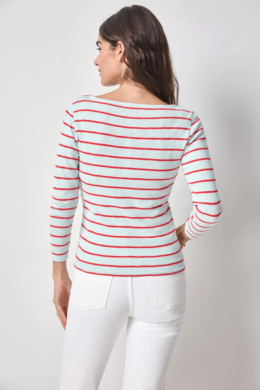 STRIPED BOATNECK