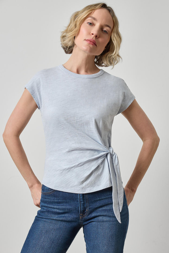 TIE FRONT TEE