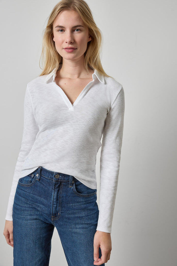 LONG SLEEVE POLO NECK