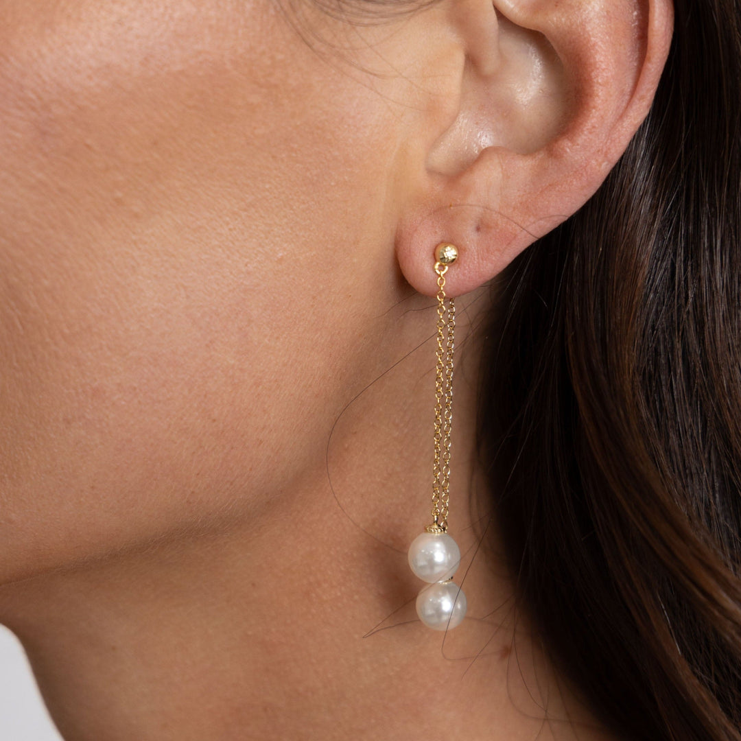 Xana Double Pearl Dangle