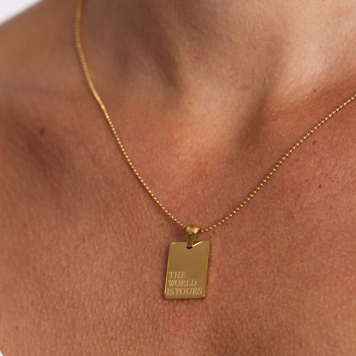 The World Is Yours Necklace