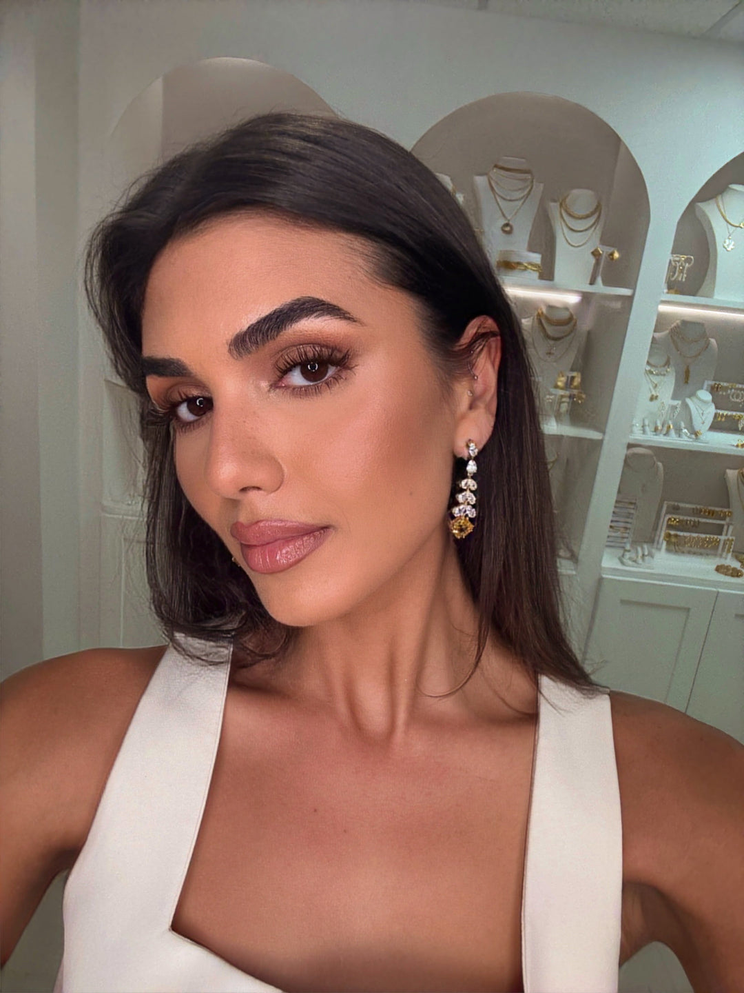 Soleil CZ Drop Earring