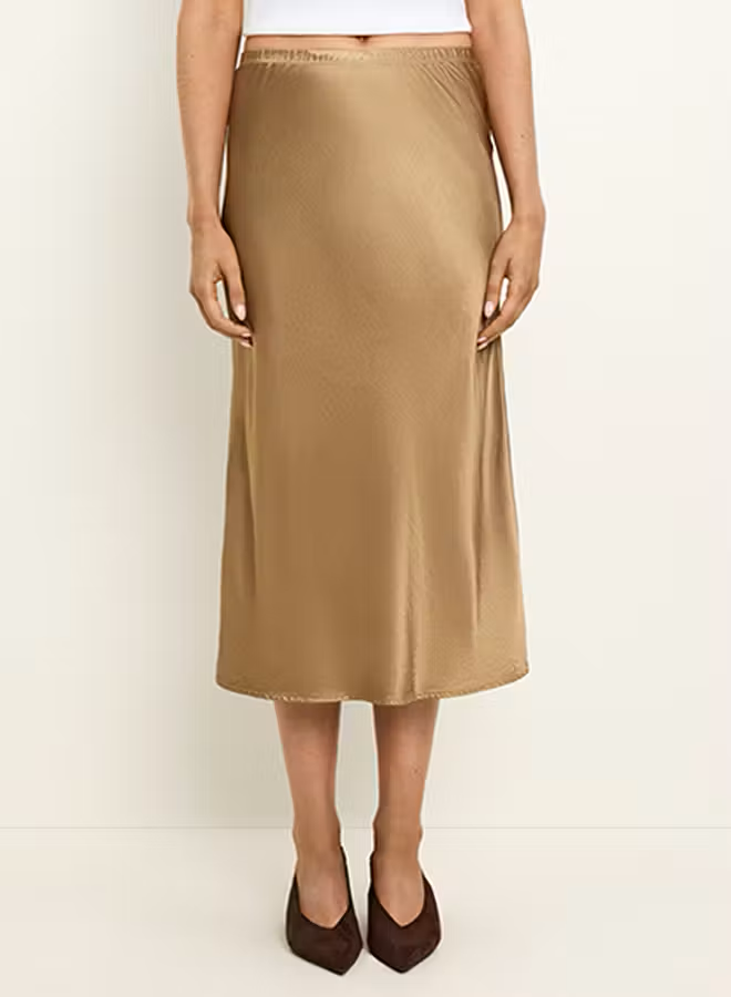 LEILA BIAS CUT SKIRT