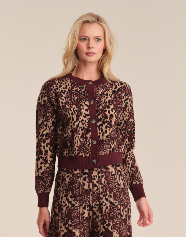 OLLIE LEOPARD CARDIGAN